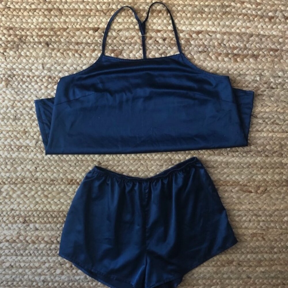 Two Piece Silky Sleep Set